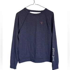 Victoria's Secret Sweatshirt Heart Cutout Long Sleeve Pullover‎ Top, Size XS